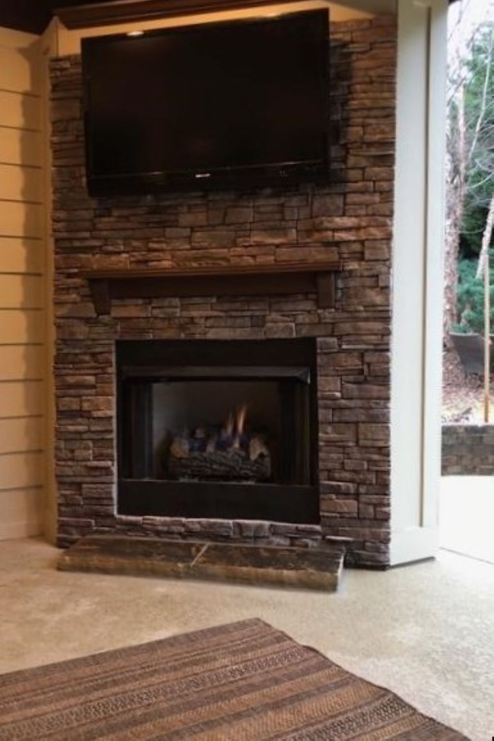 Stone Veneer - Ready Stack Stone Panel Almond Buff - Mountain View Stone
