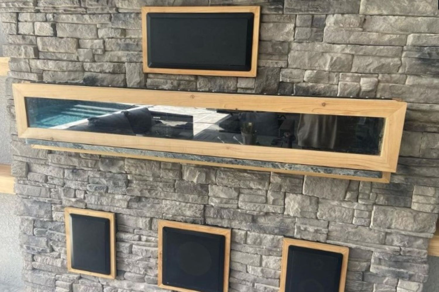 Stone Veneer - Ready Stack Stone Panel Cool Gray - Mountain View Stone