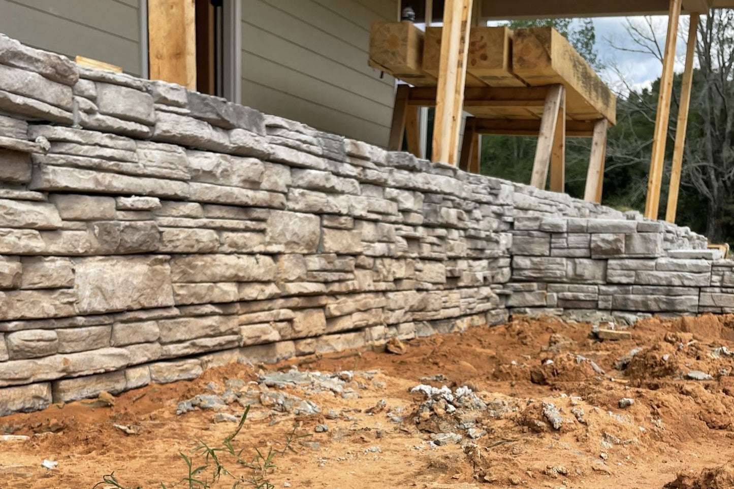 Stone Veneer - Ready Stack Stone Panel Granite - Mountain View Stone