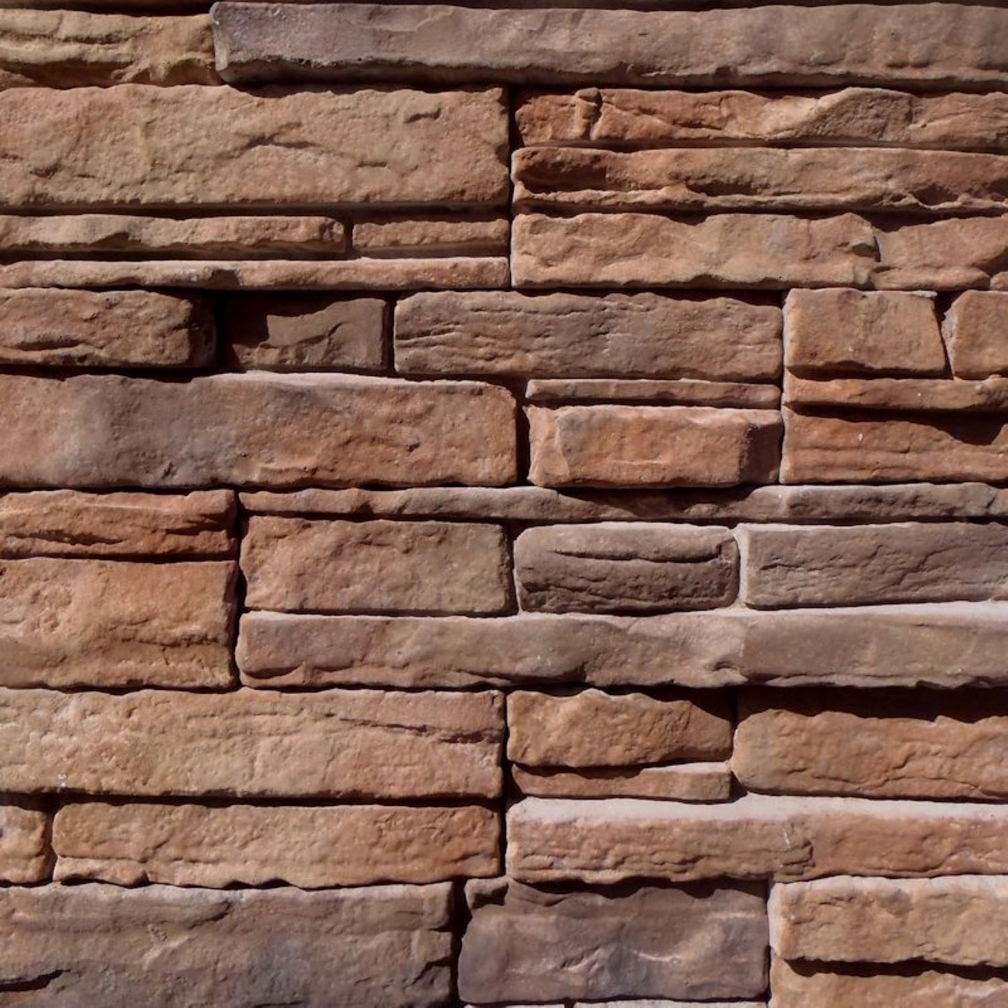 Stone Veneer - Ready Stack Stone Panel Mahogany - Mountain View Stone - Sample