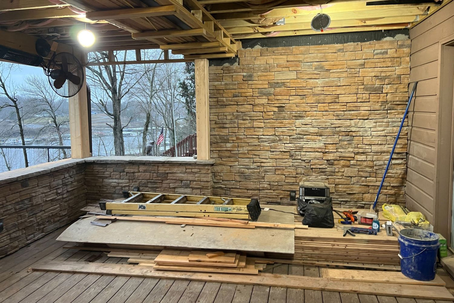 Stone Veneer - Ready Stack Stone Panel Sienna - Mountain View Stone