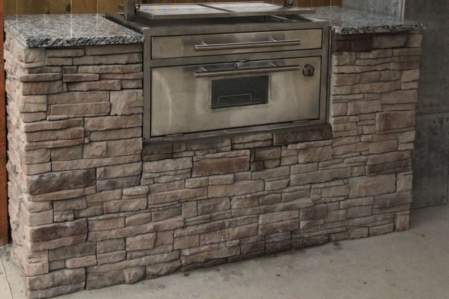 Stone Veneer - Ready Stack Stone Panel White Oak - Mountain View Stone