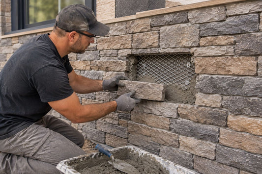 Stone Veneer - Stone Veneer Installation Repair - Mountain View Stone