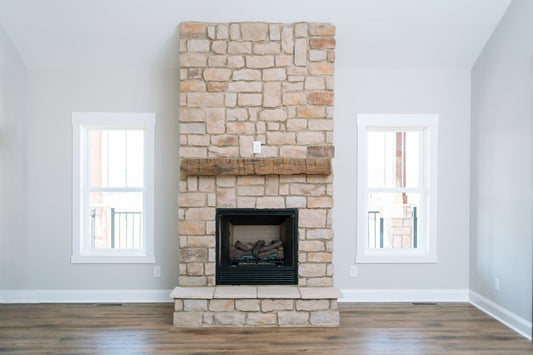 Stone Veneer - Lime Stone White Oak - Mountain View Stone