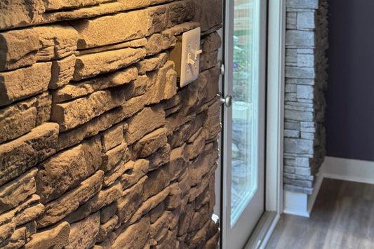 Stone Veneer - Ready Stack Stone Panel Cool Gray - Mountain View Stone