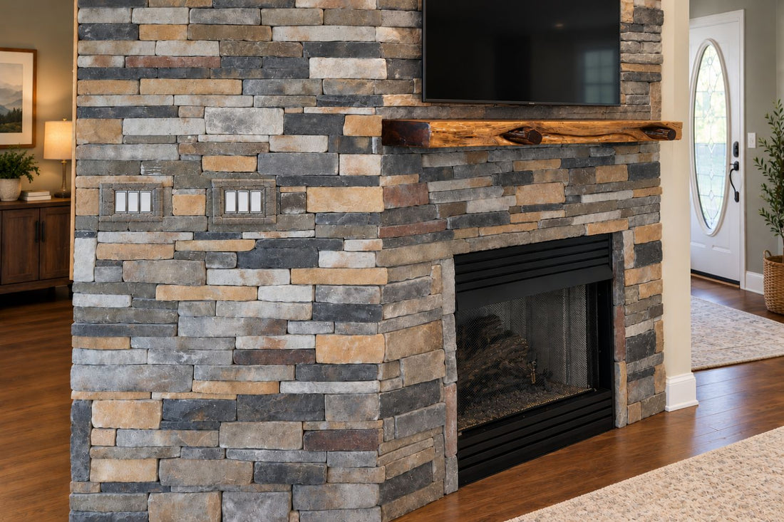 Stone Veneer - Stack Stone Aspen - Mountain View Stone