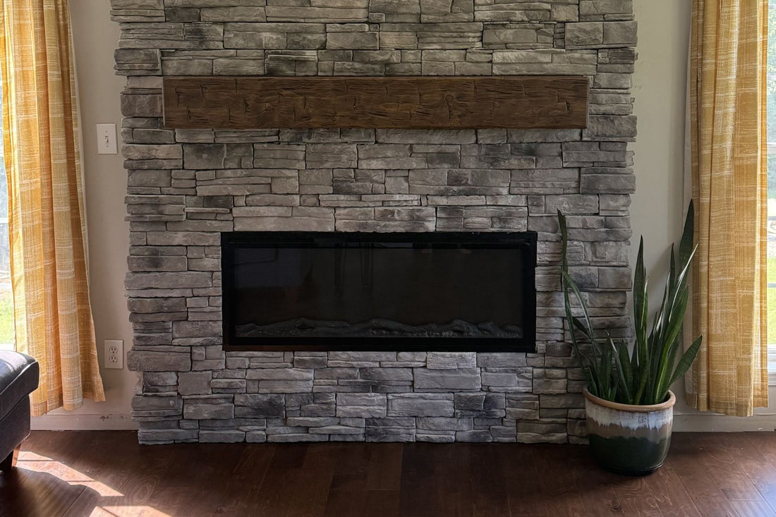Stone Veneer - Ready Stack Stone Panel Cool Gray - Mountain View Stone