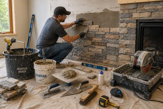 Stone Veneer - Stone Veneer Installation & Tools - Mountain View Stone