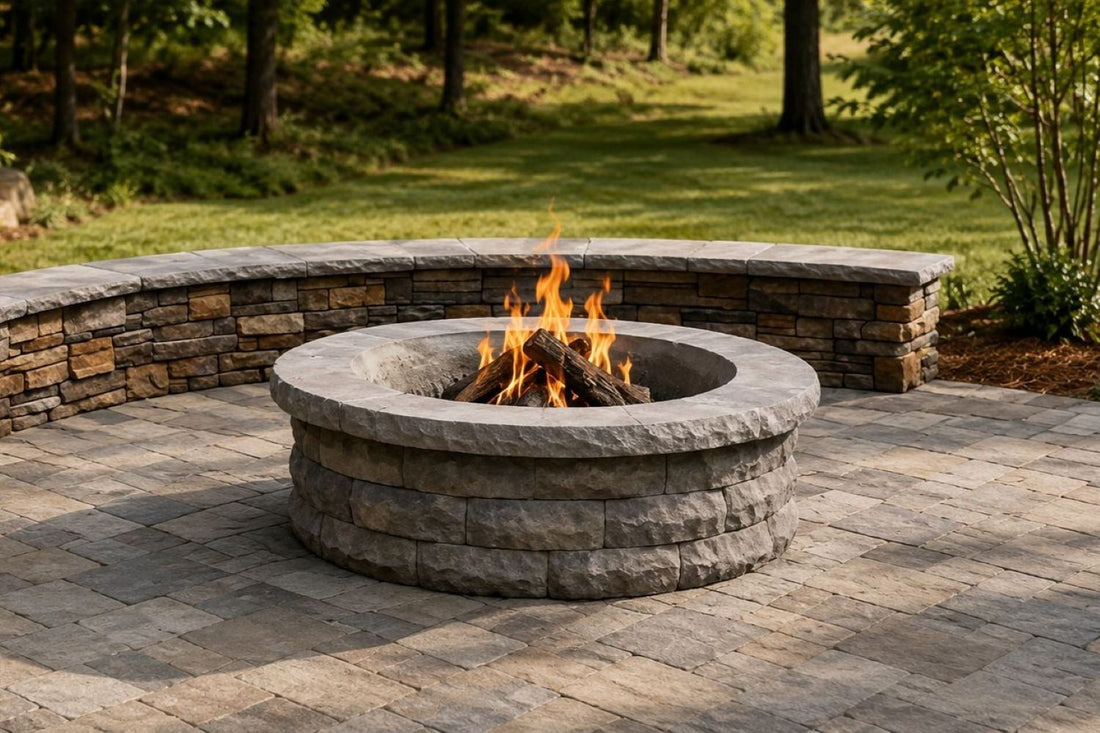 Stone Fire Pit - Mountain View Stone