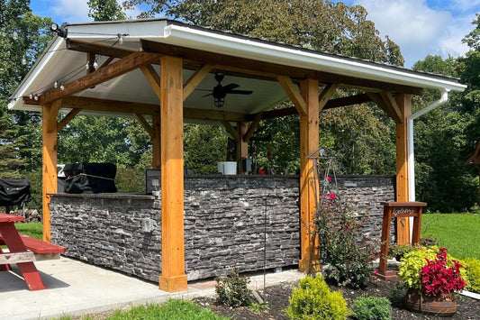 Stone Veneer - Ready Stack Stone Panel Black Forest - Mountain View Stone