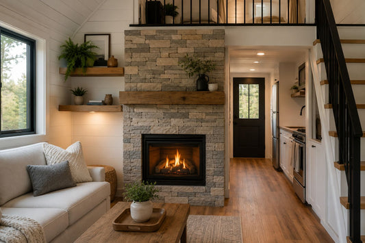 Stone Veneer - Stone Veneer Tiny Home Installation - Mountain View Stone