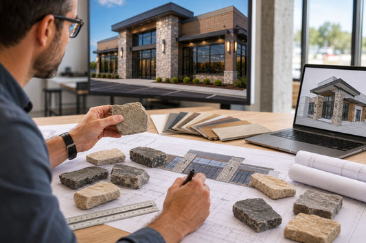 Stone Veneer - Professional Designer Selecting Stone Veneer - Mountain View Stone