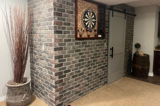Brick Veneer - Midnight - Mountain View Stone