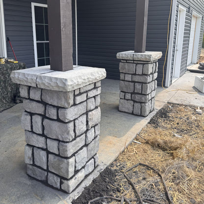 Stone Veneer - Capstone / Hearthstone Smoke - Mountain View Stone