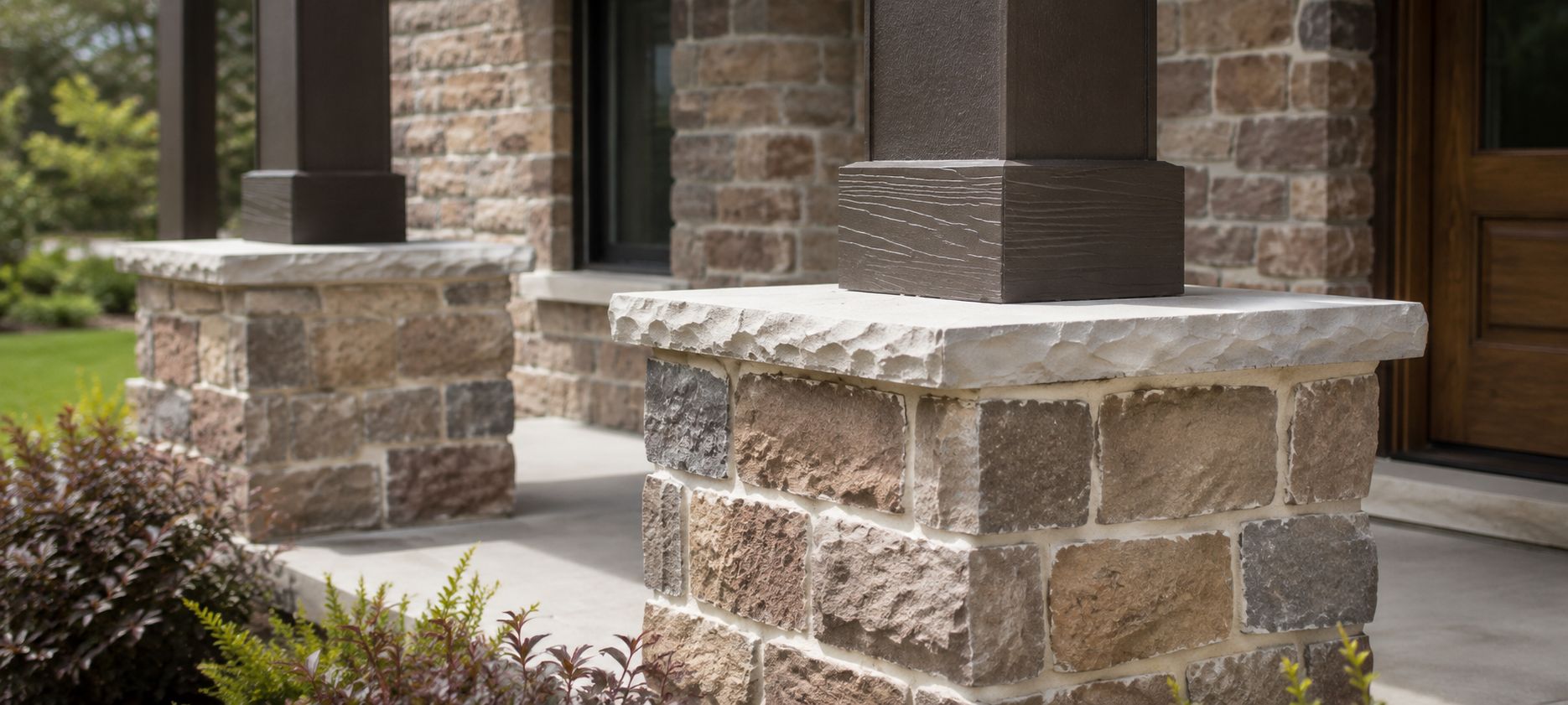 Stone Veneer - Capstones & Hearthstones - Mountain View Stone