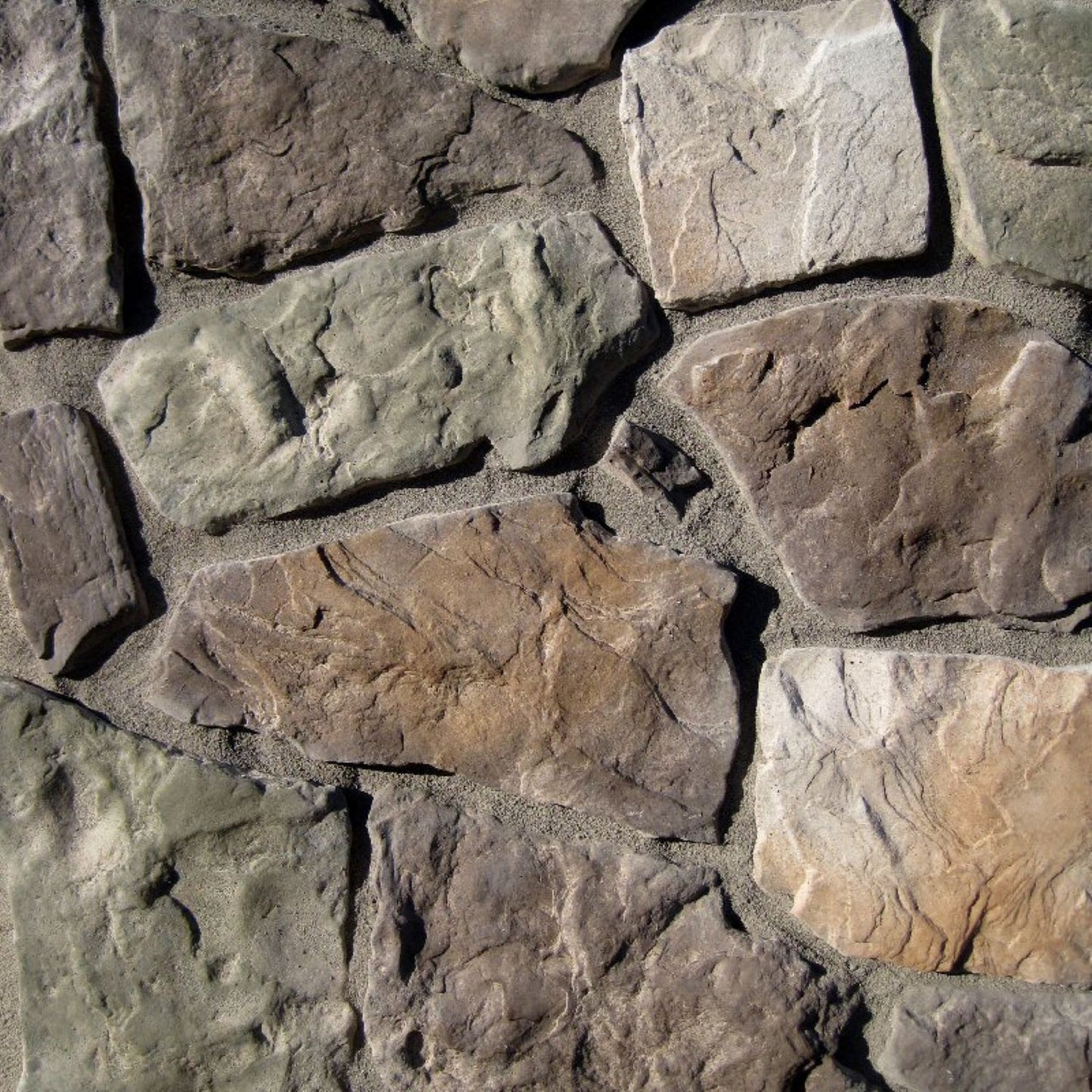 Stone Veneer - Field Stone Mossy Creek - Mountain View Stone - Sample