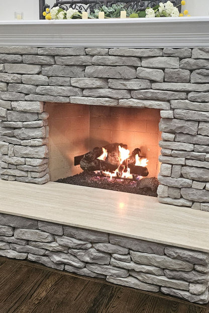 Stone Veneer - Ledge Stone Ash - Mountain View Stone