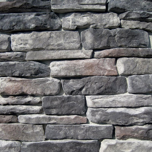 Stone Veneer - Ledge Stone Midnight - Mountain View Stone