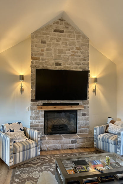 Stone Veneer - Lime Stone Austin White - Mountain View Stone