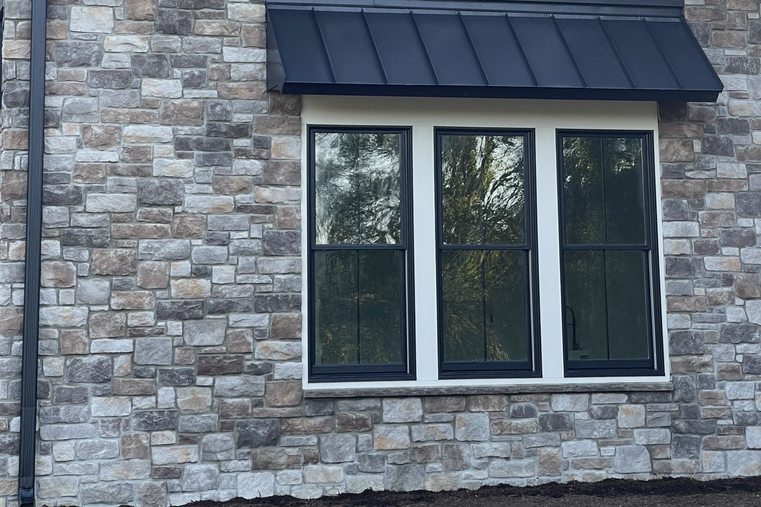 Stone Mountain Stone Veneer - Lime Stone Mountain Mist - Mountain View Stone