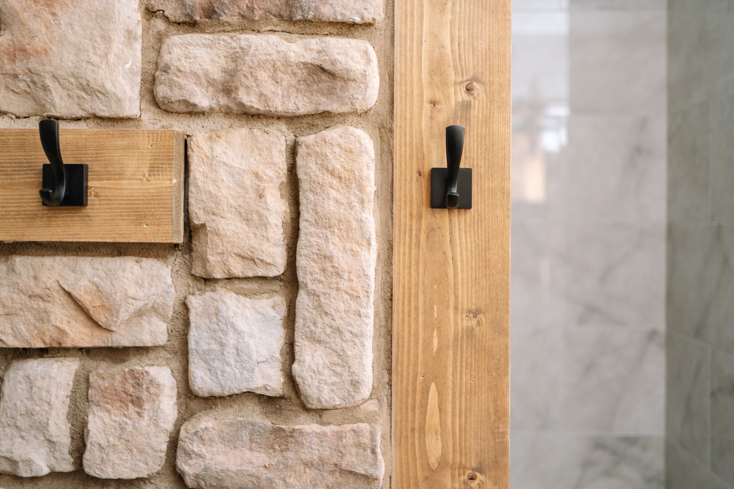 Stone Veneer - Lime Stone White Oak - Mountain View Stone