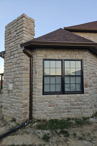 Stone Veneer - Lime Stone White Oak - Mountain View Stone