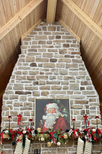 Stone Veneer - Lime Stone White Oak - Mountain View Stone