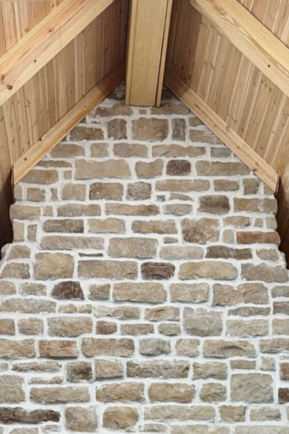 Stone Veneer - Lime Stone White Oak - Mountain View Stone