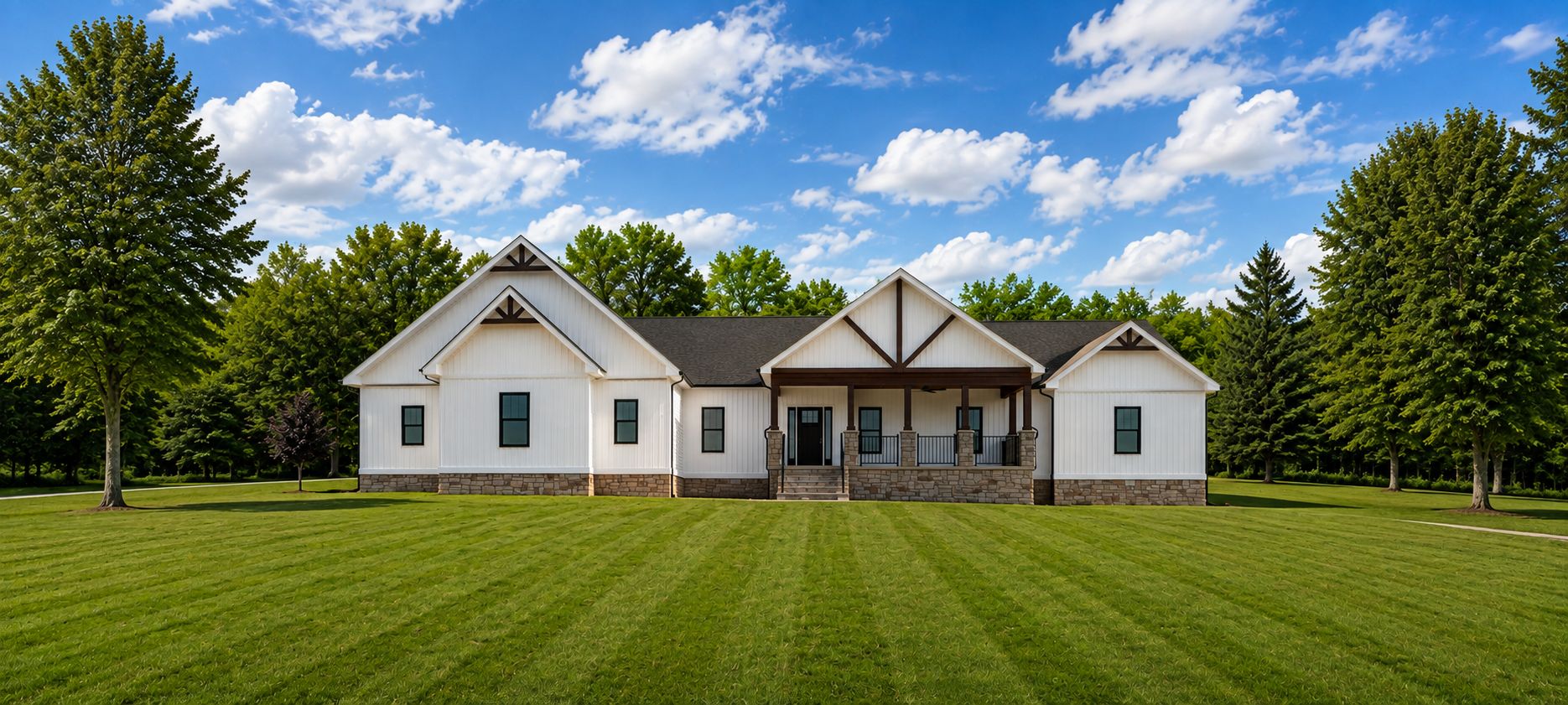 Stone Veneer - Lime Stone White Oak - Mountain View Stone