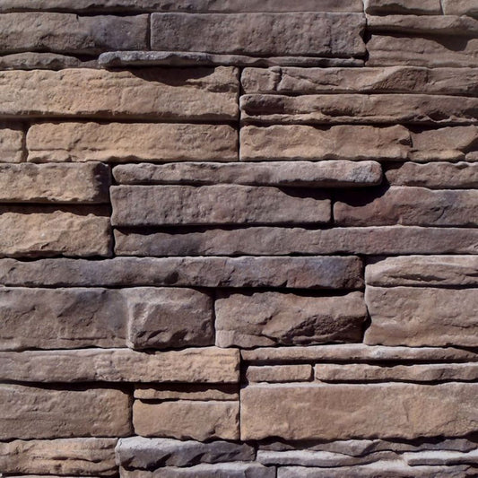 Stone Veneer - Ready Stack Almond Buff - Mountain View Stone - Sample