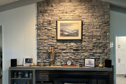 Stone Veneer - Ready Stack Stone Panel Cool Gray - Mountain View Stone