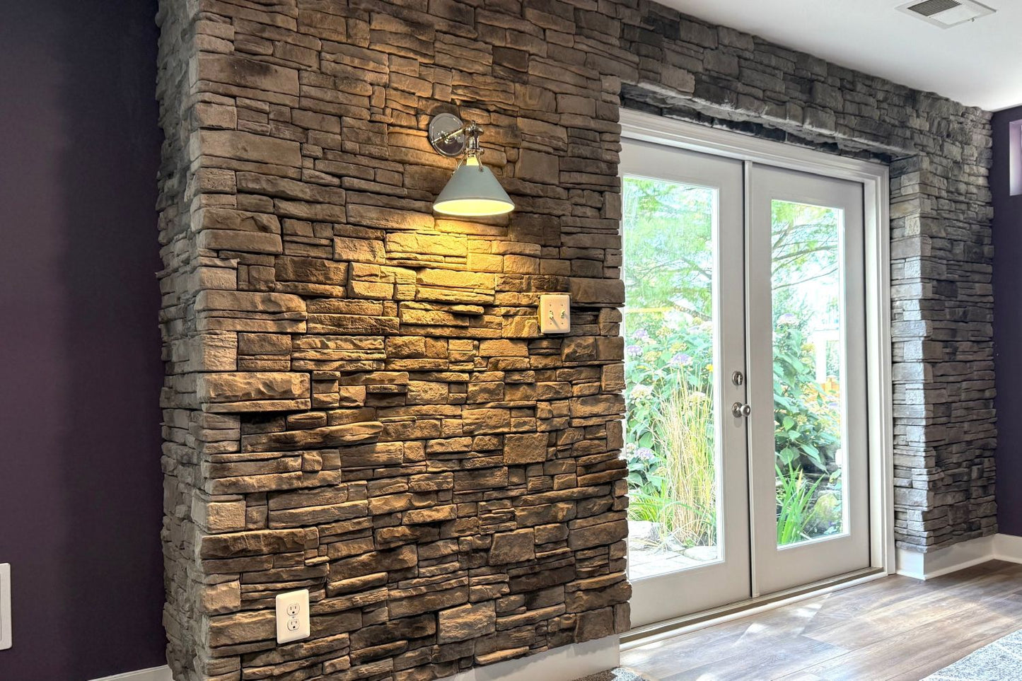 Stone Veneer - Ready Stack Stone Panel Cool Gray - Mountain View Stone