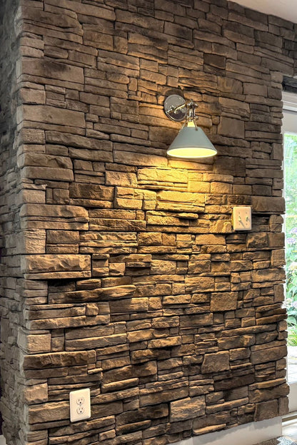 Stone Veneer - Ready Stack Stone Panel Cool Gray - Mountain View Stone