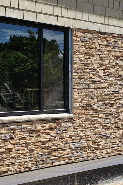 Stone Veneer - Ready Stack Stone Panel Sienna - Mountain View Stone