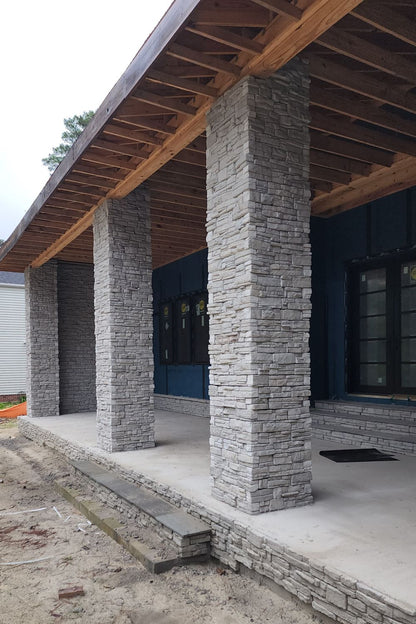 Stone Veneer - Ready Stack Stone Panel Smoke - Mountain View Stone