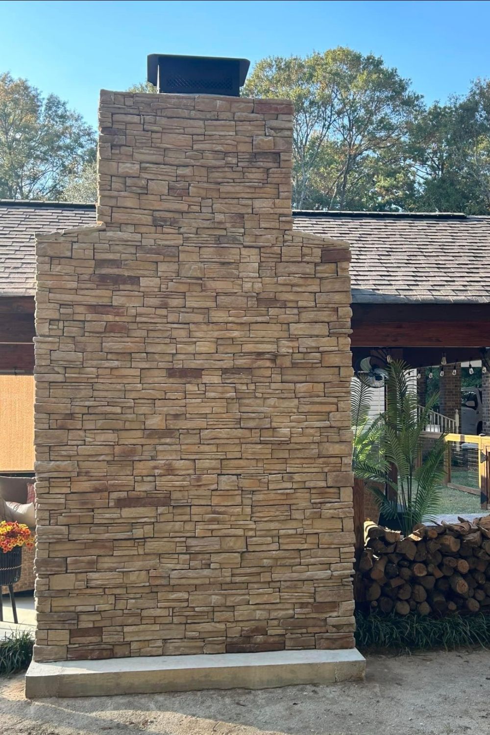 Stone Veneer - Ready Stack Stone Panel White Oak - Mountain View Stone