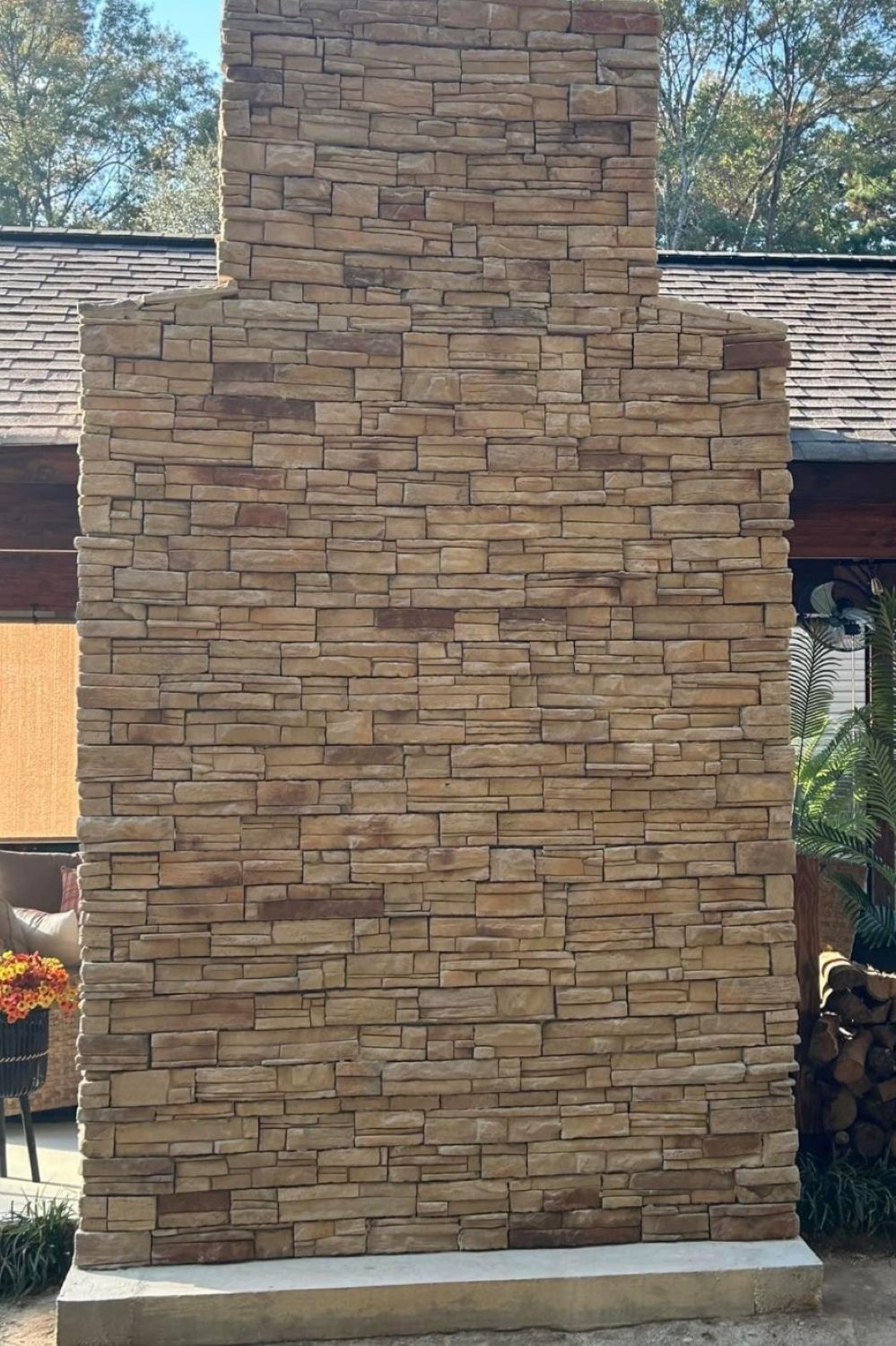 Stone Veneer - Ready Stack Stone Panel White Oak - Mountain View Stone