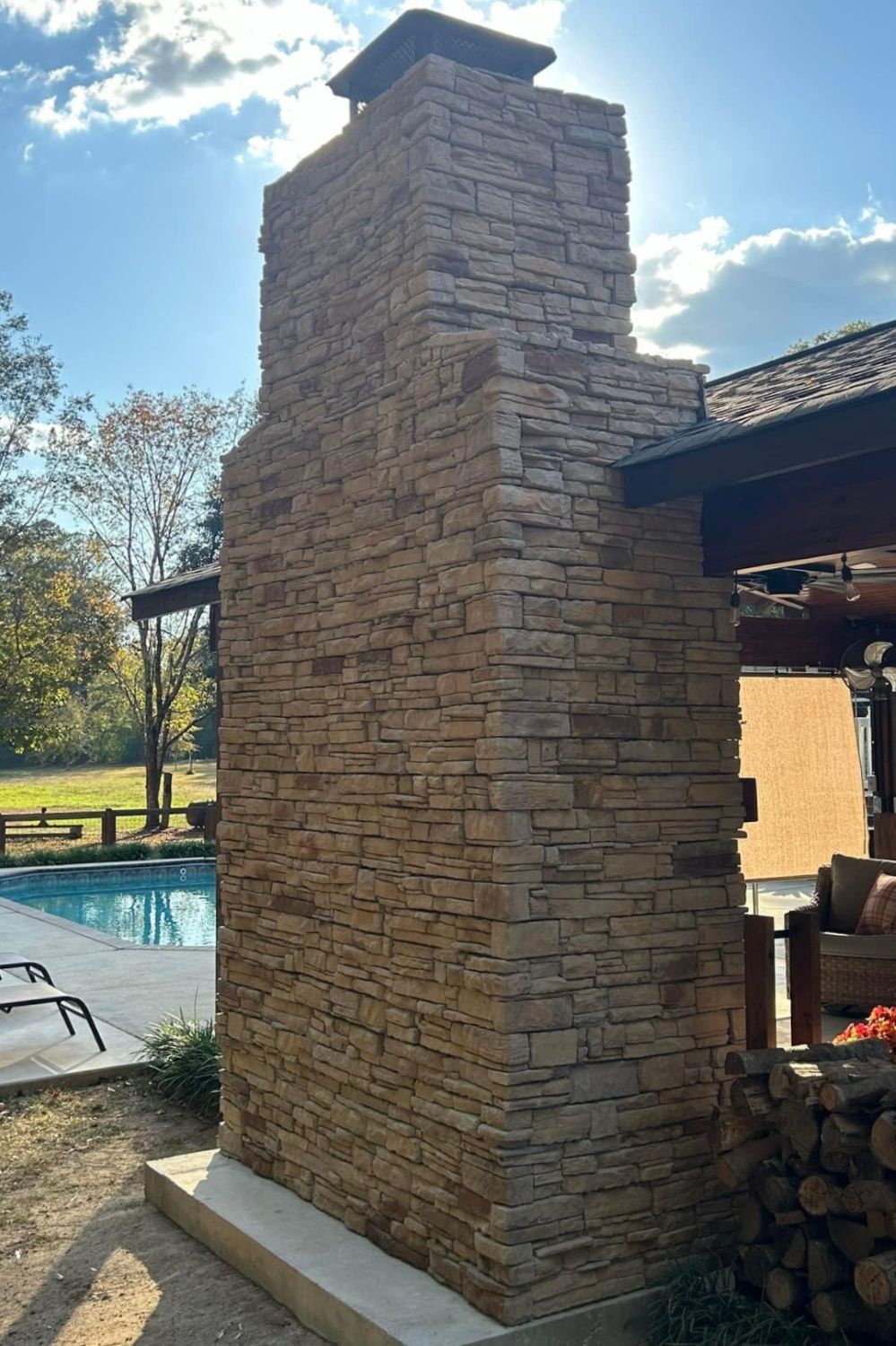 Stone Veneer - Ready Stack Stone Panel White Oak - Mountain View Stone