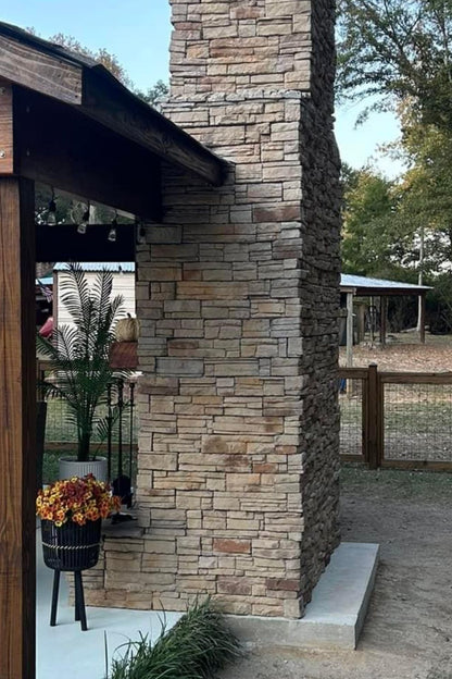 Stone Veneer - Ready Stack Stone Panel White Oak - Mountain View Stone